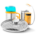 BioLite (CampStove 2 - FlexLight - Portable Grill - KettlePot) Survival Gear Combo
