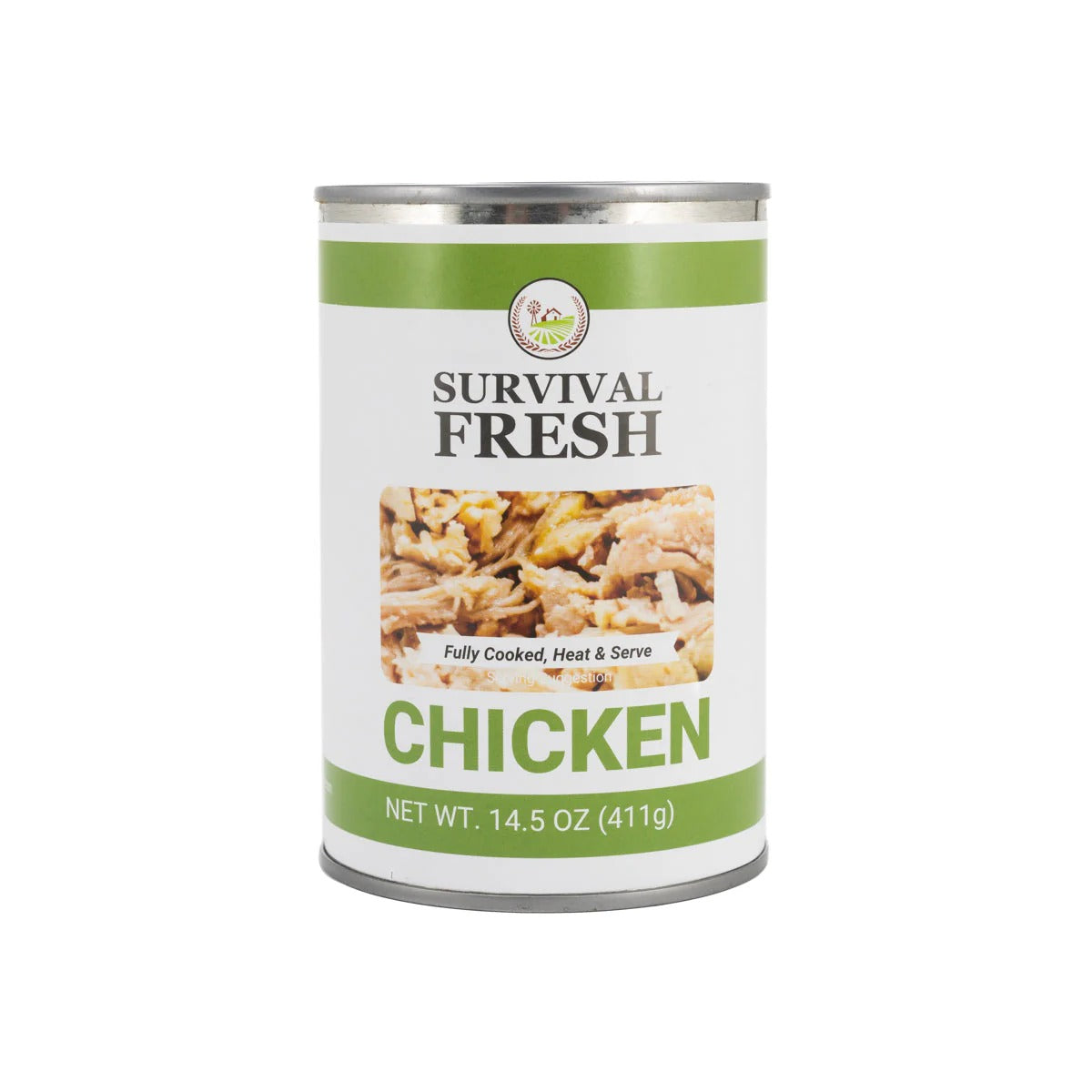 Premium Canned Chicken – Long Shelf Life Survival - Single Sample Can