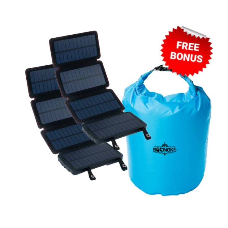 Combo 2 MAX4 Solar - Powered Portable Power Bank