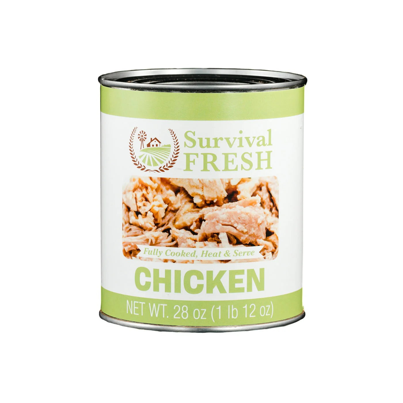 Premium Canned Chicken – Long Shelf Life Survival - Single Sample Can
