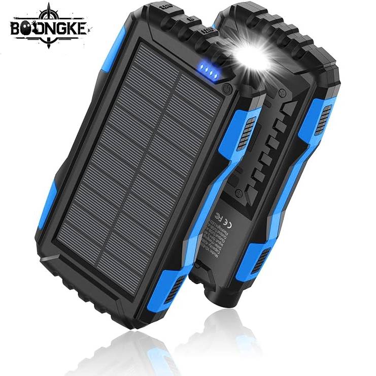 42800mAh Power Bank - Solar Charger 2 USB Output 1 Type C
