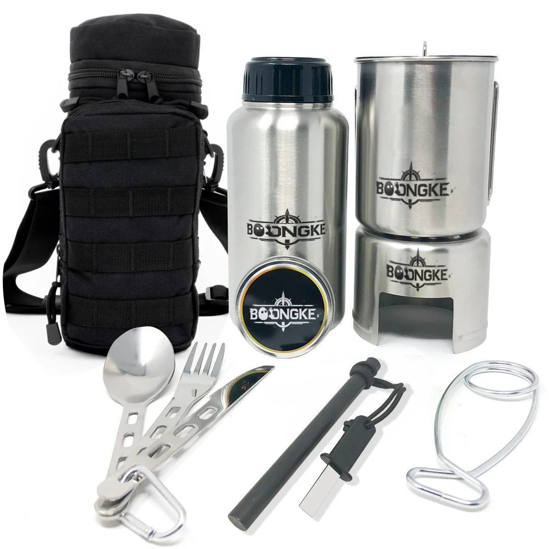 BoongKe Stainless Steel Bottle Cooking Kit